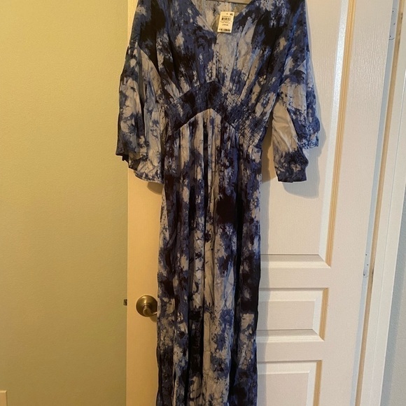 INC International Tie Die Boho Dress - Picture 3 of 3